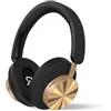 ND NEXT DESTINATION Next Destination Cuffie Bluetooth 5.3 senza fili, a basso potente, batteria 40 H, regolabili, sportive, cancellazione del rumore, cuffie sovraurali wireless over-Ear nero
