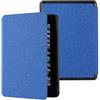 MOKASE Custodia Compatibile con 6 Kindle Paperwhite 5a/6a/7a Generazione (2012,2013,2015,2016), Modello: EY21 / DP75SDI, Custodia Rigida Sottile con Intelligente Sveglia/Sonno, Cloth Blue