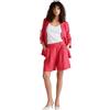 United Colors of Benetton Bermuda 4AGHD901V Pantaloni, Rosso, M Donna