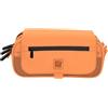 Grafoplás - Astuccio scolastico a 3 scomparti, bit e bobs fluoro pastello, 23 x 10 x 10 cm, arancione, striscia posteriore per appendere portatode, super resistente con nervatura di rinforzo
