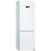 Bosch Elettrodomestici KGN49XWEA Serie 4, Frigo-congelatore combinato da libero posizionamento, 203 x 70 cm, Pannello del mobile