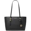 MICHAEL KORS MD EW TZ Tote, Borsa Donna, Nero, OS