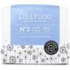 LILLYDOO Pannolini LILLYDOO delicati sulla pelle - taglia 1 (2+ kg), 24 unità, protezione contro le fuoriuscite, morbidi, senza profumi & lozioni e dermatologicamente testati