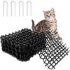 Ricofot Repellente Gatti, 12 Pezzi Repellente per Gatti, Può Essere Tagliato Disabituante Gatti, Riutilizzabile Dissuasore per Gatti, Dissuasori per Gatti, Repellente per Gatti da Esterno, Rete Anti Gatto
