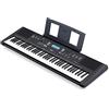Yamaha Tastiera portatile Yamaha PSR-EW310 — Tastiera per principianti con sensibilità a 76 battute, include un buono per 2 lezioni di musica online in Yamaha Music School, en negro