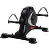 SPORTNOW pedal trainer mini cyclette silenziosa con 8 livelli di resistenza magnetica display LCD allenamento gambe portatile con tappetino antiscivolo allenamento braccia e gambe senior pedal trainer