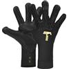 T1TAN Rebel 2.0 Black-Out - Guanti da portiere da uomo - Guanti da calcio professionali per adulti e ragazzi - Guanti per calcio e ogni portiere - Taglia 7