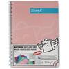 Mr. Wonderful - Quaderno A4 turchese - 240 pagine con quadretti microperforati - Copertina extra rigida - Rilegatura a spirale - Adesivi inclusi