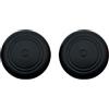 Generico 2 Pezzi di gomma di silicone di protezione della pelle Per Switch 2 Controller Per Joy-c0n Joystick Grips Cap Rocker copertura (black)
