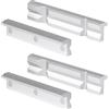 SWAWIS 1 Coppia di 150mm Ganasce Protettive per Morsa in Alluminio con Magnete e Prismi per Proteggere la Morsa