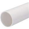 QUARKZMAN Tubo PVC 45,2mm ID 50mm OD 20cm/8 Lunghezza Bianco Alta Resistenza Tubo Rigido Rotondo in PVC Tondo per Tubo Acqua, Lavori Manuali, Guaina per Cavi