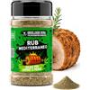 GRIGLIARE DURO ITALIAN HARDCORE BARBECUE 200 gr BBQ Rub MEDITERRANEO UNIVERSALE GRIGLIARE DURO - Mix Spezie barbecue - insaporitore carne e pesce - Dry rub per costine, rub per manzo, insaporitore per pesce e verdure