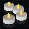 Candele A LED Con Timer, 4 Pezzi, Grigio, In Vera Cera A Coste, Alte 23 Cm, Diametro 2,2 Cm, Fiamma Tremolante, Senza Batterie