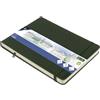 Kangaro - Blocco da disegno A5, motivo: paesaggio forestale, copertina rigida, 80 fogli da 140 grammi, carta color crema con elastico e nastro