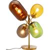 Kare Lampada da tavolo di design Balloon Dance, multicolore, tonalità della terra, lampada da tavolo, comodino, moderna, soggiorno, lampadina non inclusa, 55 x 48 x 48 cm (H-B-T)