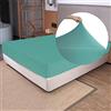 N&Y HOME Lenzuolo con angoli morbido elasticizzato per letto singolo, in jersey elasticizzato a 4 vie, sensazione di t-shirt e ultra morbido, senza pieghe, antiscivolo e aderente per materasso (profondo: 12,7