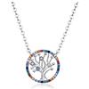 VICKWOOD Collana Albero della Vita Bracciale Albero della Vita Collana da donna con Ciondolo dell'Albero della Vita in argento 925 in oro o argento Regalo per donne. (Collana d'argento)