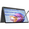 Lenovo IdeaPad Flex 5 Touchscreen 2 in 1 da 15,6 (AMD 8-Core Ryzen 7 5700U, 16 GB di RAM, SSD PCIe 512 GB, webcam, stilo attivo), laptop convertibile FHD, retroilluminato, impronte digitali, penna
