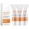 Generisch Crema solare SPF 100, Sunscreen SPF 100, crema solare idratante con protezione UVA UVB, idrata e allevia l'invecchiamento della pelle, con un'ottima esperienza. (3)