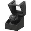 LINGFANSTORE Scatola Carica Orologio Scatola orologio a carica automatica in cuoio con motore silenzioso per orologi da polso