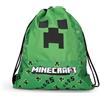 Franco Cosimo Panini MINECRAFT - Sacca Coulisse Ufficiale Minecraft, Compatta e Versatile, Ideale per Palestra, Scuola, Viaggi, Portamerenda, Idea Regalo Bambini e Ragazzi, 34x42 cm, Verde