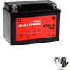 MOTO SPORT MONDO COMPATIBILE CON HONDA SH ABS (NF0212) 300 dal 2007 al 2010 BATTERIA IN GEL MALOSSI MTZ12S GIA' PRONTA ALL'USO ATTIVA BATTERIE 11 AH AMPERE 12 VOLT PER MOTO SCOOTER