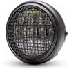 Alchemy Parts Moto Proiettore LED Faro 7.5 inch + Griglia Rete per Cafe per Moto Retro Progetto di Personalizzazione