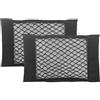 HLIWS 2 Pezzi Rete Portaoggetti Tasca Oganizer, 260 x 220 mm Universale Storage Mesh Net, Rete Portaoggetti per Auto Bagagliaio, per Universale SUV, Truck, Auto, Casa (Elastica)