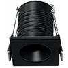 Beneito Faure Faretto Incasso Quadrato Pulsar Nero 3,5watt Luce Calda 3000K IP65 170 Lumen Ideale per Ambienti Interni Faretto Moderno Diametro Foro 29mm Codice 4455