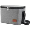 Aosbos 7.5L Borsa Termica Manutenzione di Freddo e Caldo per Uomo/Donna/Bambino Isoterma Borsa Frigo Porta Pranzo da Picnic Campeggio Lavoro Scuola (Grigio)