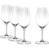 RIEDEL Performance Riesling - Set di 4 bicchieri da vino in cristallo trasparente, prodotti a macchina