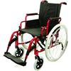 Praxis Medical Network Carrozzina Pieghevole Leggera ad Autospinta ACTIVA B 45 - Sedia a Rotelle in Alluminio con Pedane Elevabili - Ruote a Sgancio Rapido - Braccioli Ribaltabili - Seduta 45 cm - CE