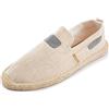 Alexis Leroy Scarpe Espadrillas Basse di Tela Uomo Beige 44 EU