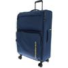 Mandarina Duck Zephyr Trolley Large EXP, Blu (dress blue), Trolley grande espandibile in tessuto morbido ad effetto 3D