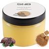 NAILUP by SNB SNB Professional Sugar Scrub 300 ml con cacao e oli vegetali - Scrub corpo esfoliante con zucchero marrone e bianco, oli nutrienti e profumo di cioccolato e cocco - Cura del corpo - Cura della pelle