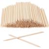 MANCHAP 1000 bastoncini di legno arancioni per unghie a doppia estremità, per cuticole in legno naturale per manicure, unghie, pedicure