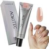 Aokitec 60g Poly Gel per Unghie - Nude Gel Unghie Ricostruzione, Extension Unghie, Acrigel per Unghie, Nail Art a Lunga Durata e dall'Aspetto Naturale, Regalo per Donna