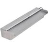 vidaXL Cascata per Laghetto Rettangolare LED Acciaio Inox 45 cm Gioco d'Acqua