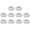 PATIKIL Distanziatori Acciaio Inox M3, 10Pz Distanziatore Metallo Acciaio Inox 3,1 Mm Id x 6 Mm Od X2 Mm L, Distanziatori Acciaio Inox, Vite Tondo per Bulloni 1/8 o Bulloni Vite M3