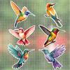 MWOOT 12 Pezzi Magneti per Porta Schermo di Colibrì,Flessibile Screen Door Decals,Doppia Faccia Schermo Protezione Magnetica è Adatto a Proteggere e Animali Domestici (6 Paia, 12 Fogli)