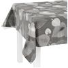 LILENO HOME Tovaglia lavabile al metro, 160 x 140 cm (bordo tagliato), in stile grigio Elegance, tovaglia cerata, impermeabile, ideale come tovaglia o runner per set da birra