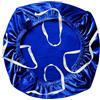 Yikko Coprisedia elasticizzato in velluto spandex, 37,6 - 50,4 cm, per sedia da ufficio, morbida federa, lavabile in lavatrice, protezione, sala da pranzo, bar, decorazione per matrimoni (blu navy)