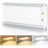 acegoo 12V Plafoniera Camper Barca Dimmerabile 11W Alluminio Pannello LED 3 CCT 3000K/4500K/6500K per Caravan Yacht Interni Illuminazione, 32,5X14,5cm 1180LM