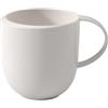 Villeroy & Boch - Tazza con manico NewMoon, tazza moderna per tè e caffè, 310 ml, Porcellana Premium, bianca, adatta alla lavastoviglie, 1 pezzo (1 confezione)