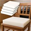 cuscini fiber Set 4 Spugna per Cuscini 40x40, Spugna per Imbottitura Cuscini Sedie Cucina e Cuscini Divani e Divanetti per Interno ed Esterno, in Morbido Poliuretano Espanso per Imbottitura (40x40x5)