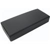 ZZDZW Cuscino Cervicale Memory Foam Impermeabile, Cuscino con Cerniera Letto per Divano Dormire Rettangolare Cuscini da Collo Moderno Pillow(Nero)