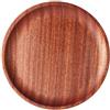 Fenteer Piatto Elegante per Servire tè E caffè in Legno Massello, 18 cm x 18 cm x 1.5 cm