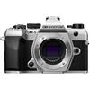OM SYSTEM Fotocamera Micro Quattro Terzi OM SYSTEM OM-5 Mark II, sensore Live MOS da 20 MP, stabilizzazione dell'immagine su 5 assi, protezione IP53, scatto HighRes a mano libera da 50 MP, argento.