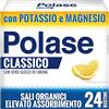 Polase Classico, Magnesio e Potassio, Integratore Alimentare, contro Stanchezza e Fatica Fisica, Caldo, Sali Minerali Organici, Gusto Limone, 24 Bustine