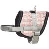 Flamingo Cane Pettorina Eeny Meeny Grigio & Rosa M 18-28cm 36-46cm 10cm 15mm